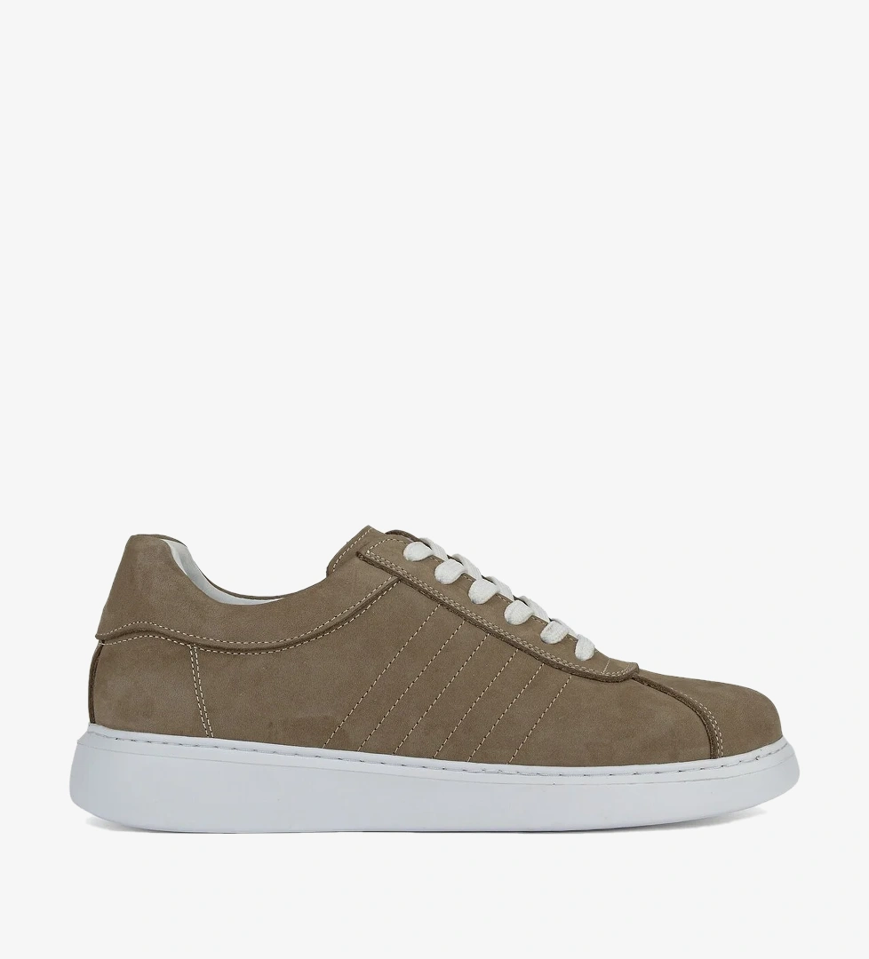 Ziya Erkek Hakiki Deri Sneaker 1611066Z2880 Kum