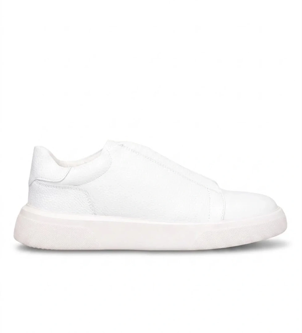Lufian 111230330 Dante Erkek Hakiki Deri Klasik Sneaker Beyaz