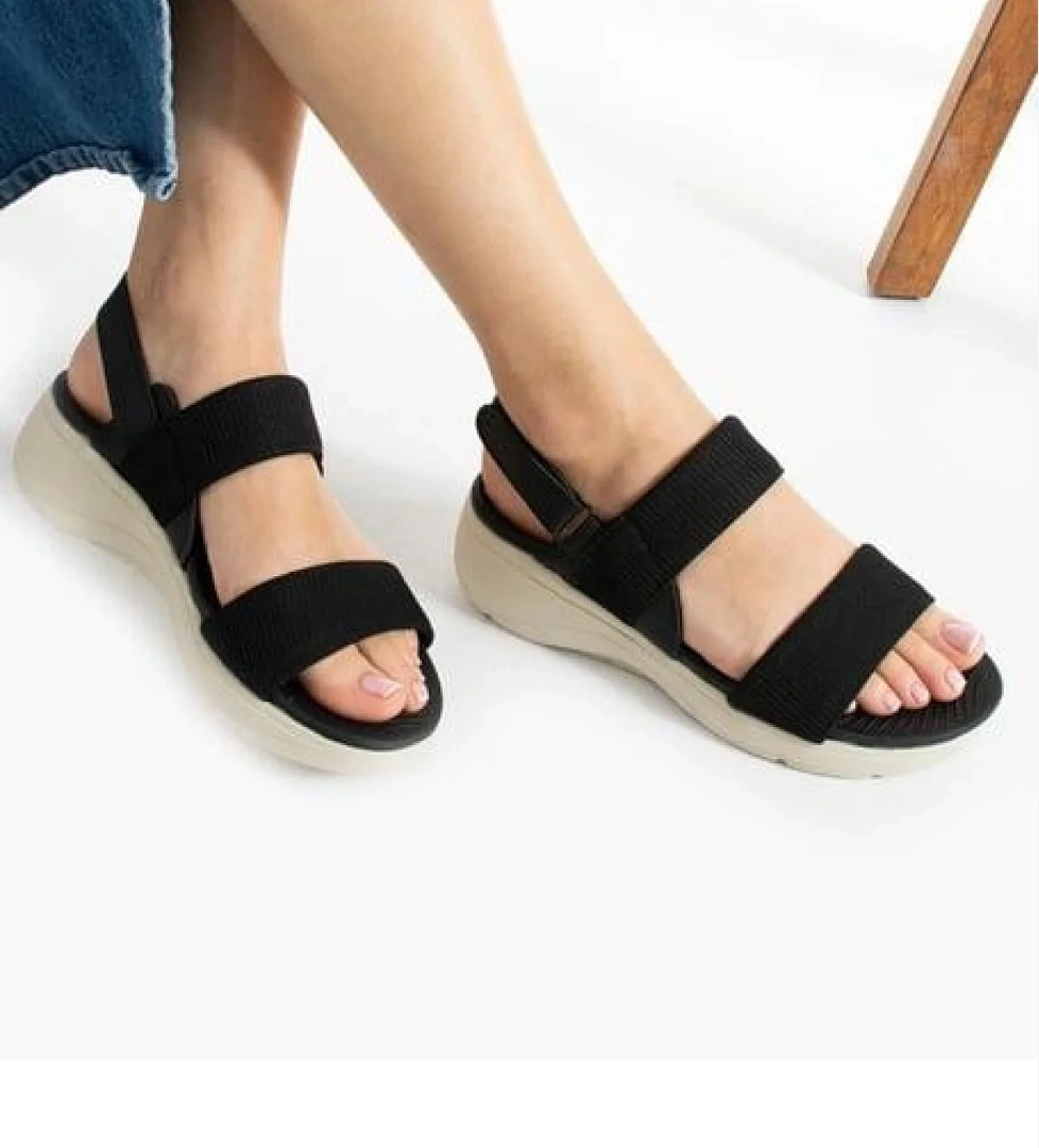 Papuçcity 02791 Orto Pedik Günlük Kadın Triko Sandalet
