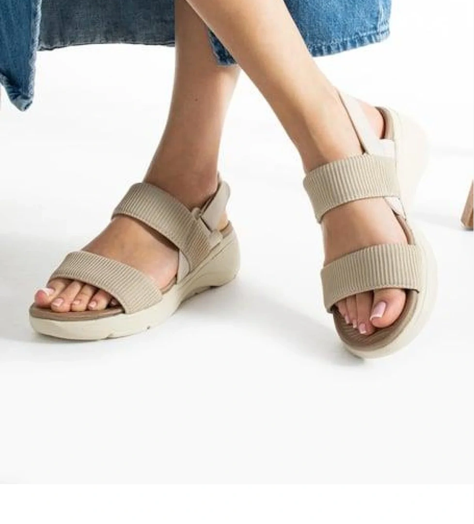 Papuçcity 02791 Orto Pedik Günlük Kadın Triko Sandalet