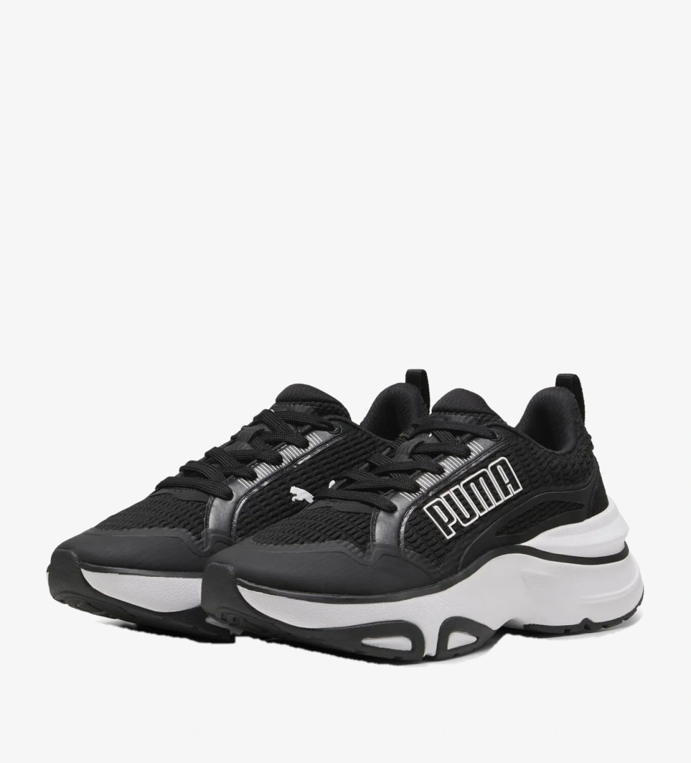 Puma Black- White Spor Ayakkabı