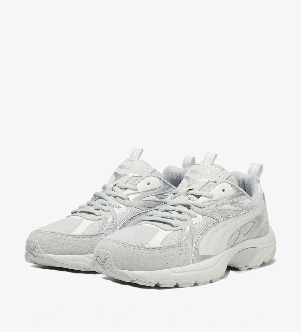 Puma Milenio Tech Suede KADIN GÜNÜK SPOR Gri Ayakkabı