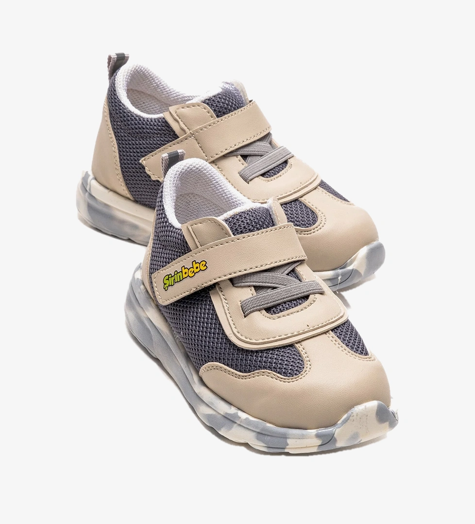 Şirin Bebe Unisex Çocuk Bej Günlük Spor Ayakkabı