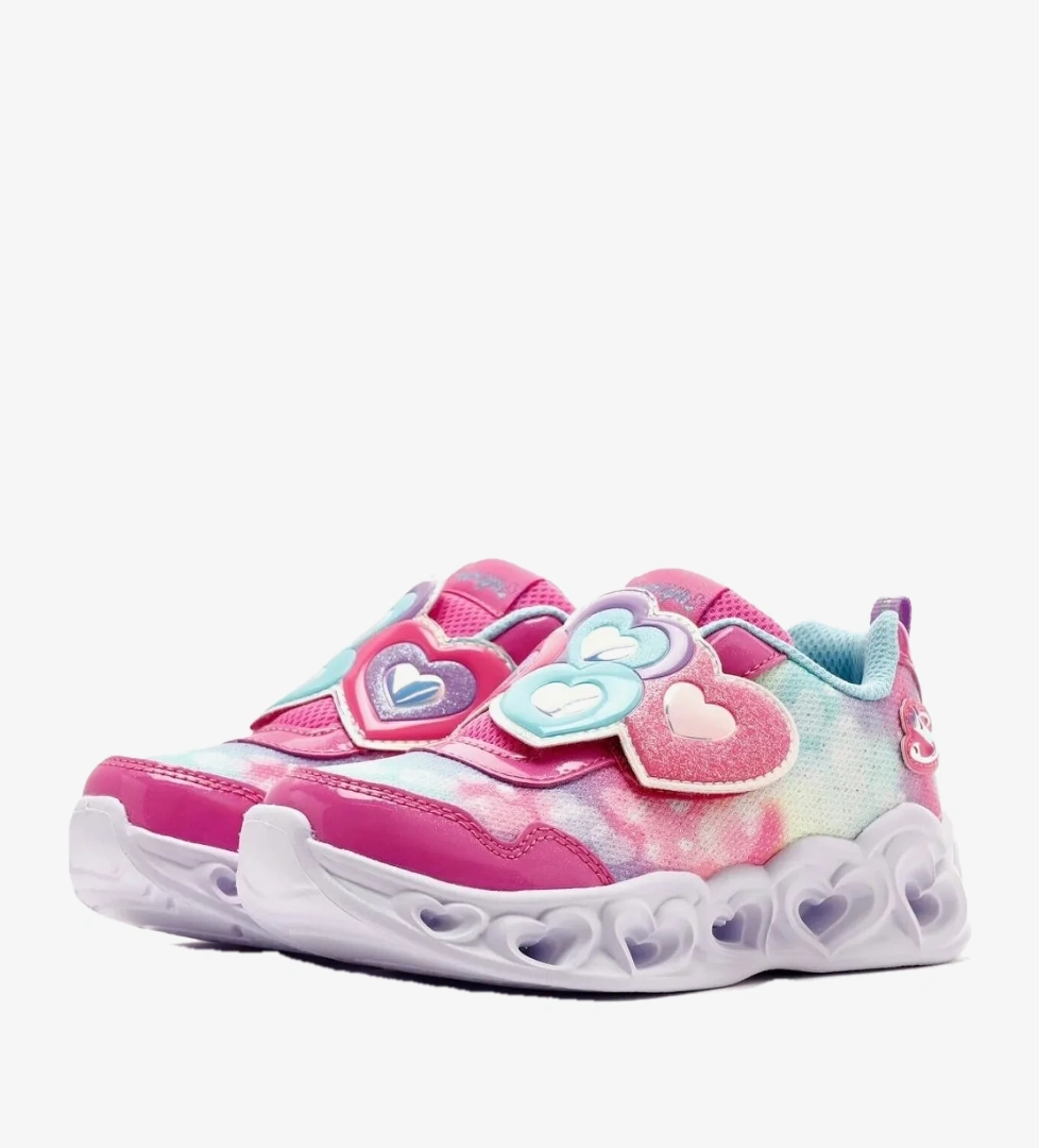 Skechers Pembe Skechers Heart Lights