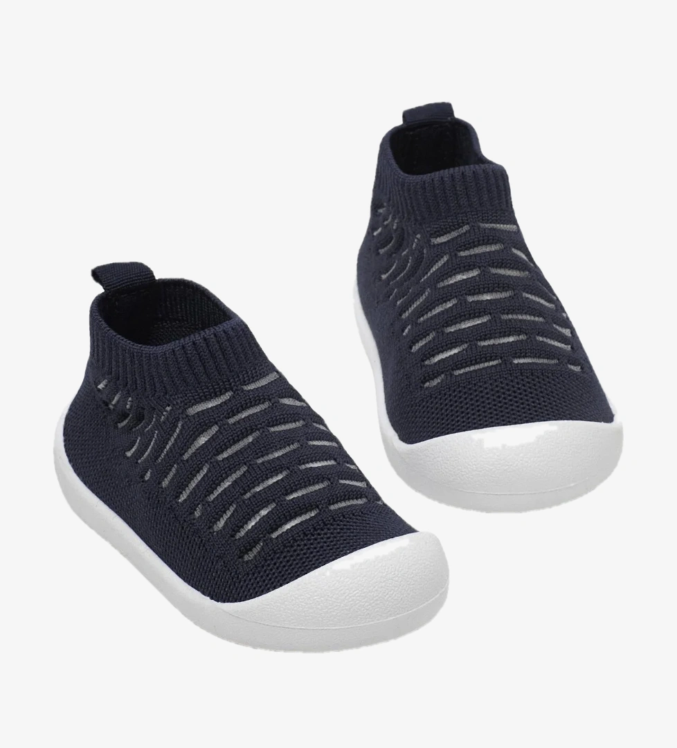 Tonny Black Çocuk Unisex Lacivert Rahat Kalıp Esnek Ortopedik Taban Çocuk Ayakkabı