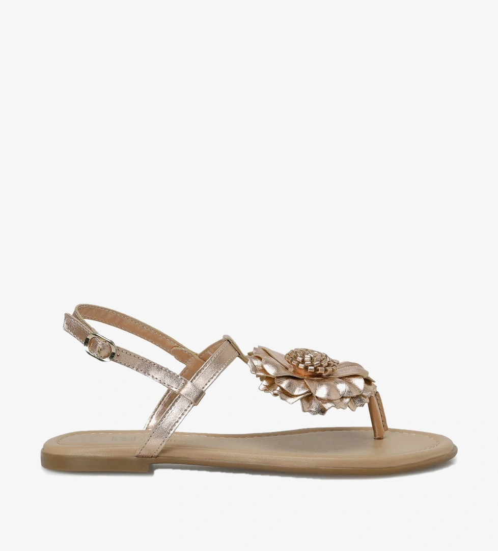 Butigo 26S-8048 Bronz Kadın Düz Sandalet