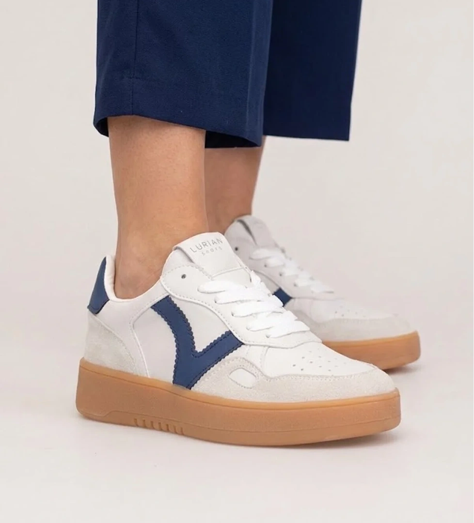Lufian 121230058 Elsa Kadın Hakiki Deri Klasik Sneaker Lacivert