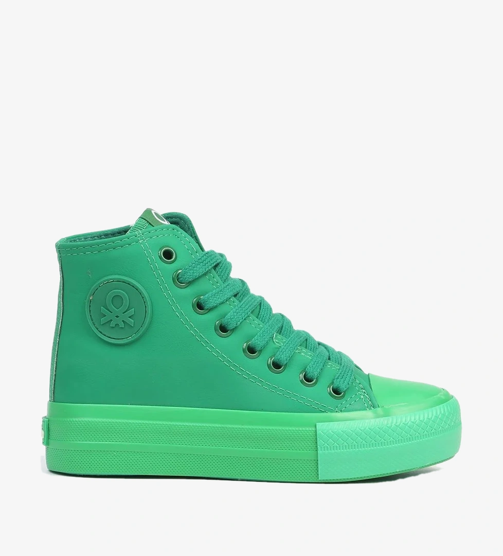 Benetton ® | BN-31130 - 3114 Yesil - Kadın Spor Ayakkabı