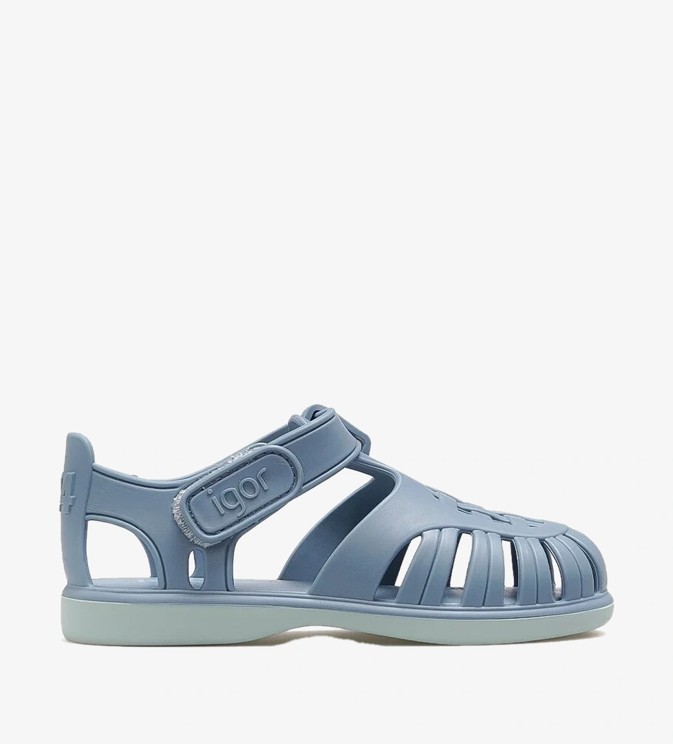 Igor Tobby Solid Bicolor Unisex Çocuk Sandalet 22y Bb355 Okyanus