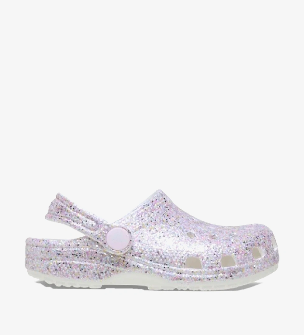 Crocs Classic Fantasy Glitter Clog T Kız Çocuk Terlik Pembe
