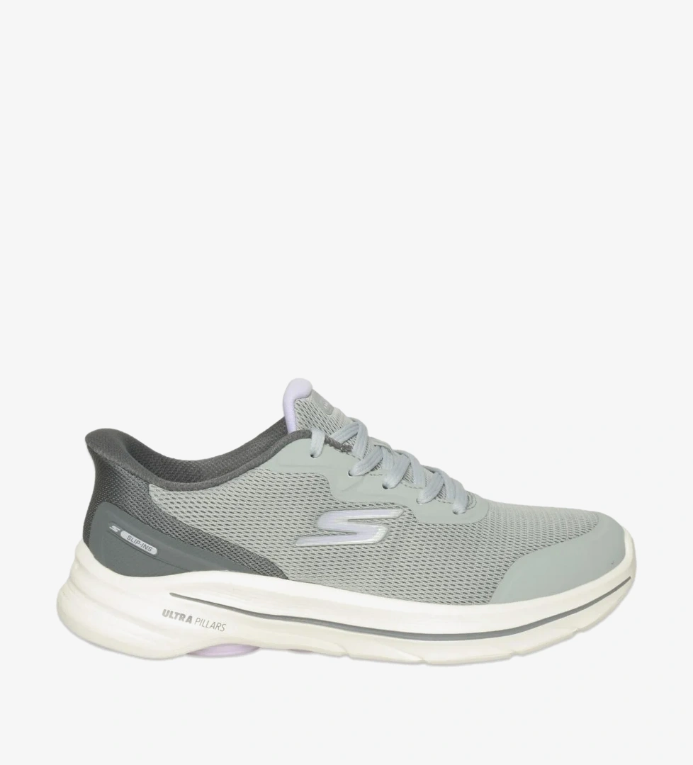 Skechers 125923 Go Walk 8 Slip-Ins Gri Kadın Spor Ayakkabı