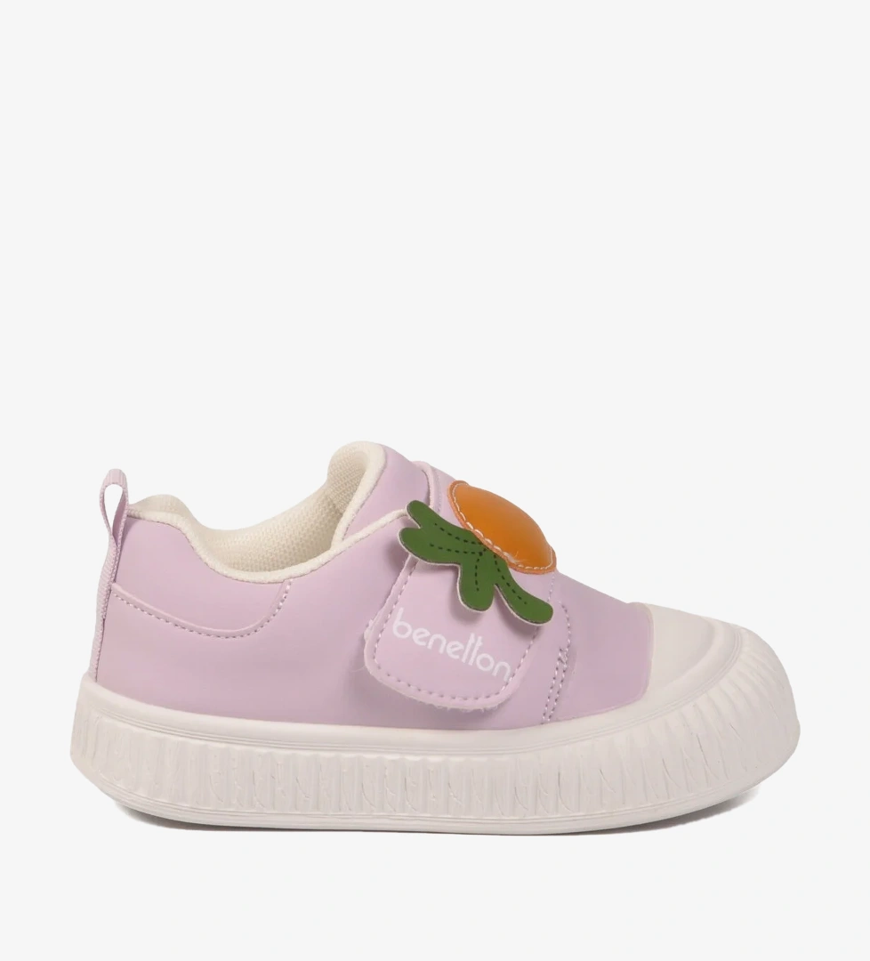United Colors of Benetton Lila Cırtlı Bebek Spor Ayakkabı BNI-11405 B