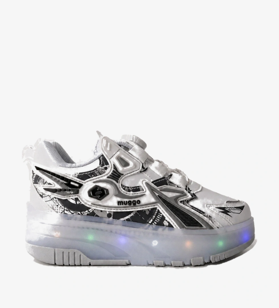 Muggo PATO Çocuk Işıklı Patenli Tekerlekli Sneaker Spor Ayakkabı