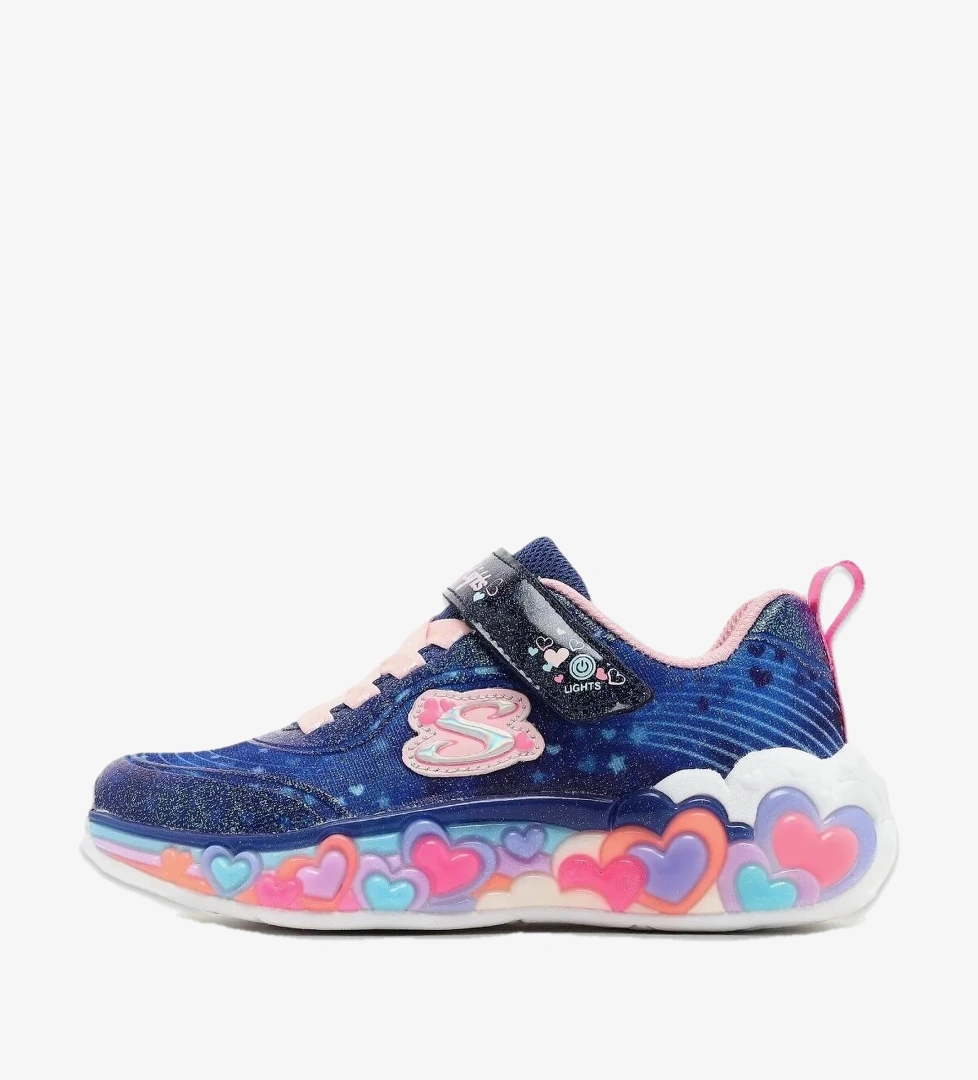 Skechers 302696 Eternal Heart Lights Işikli Lacivert Çocuk Spor Ayakkabı