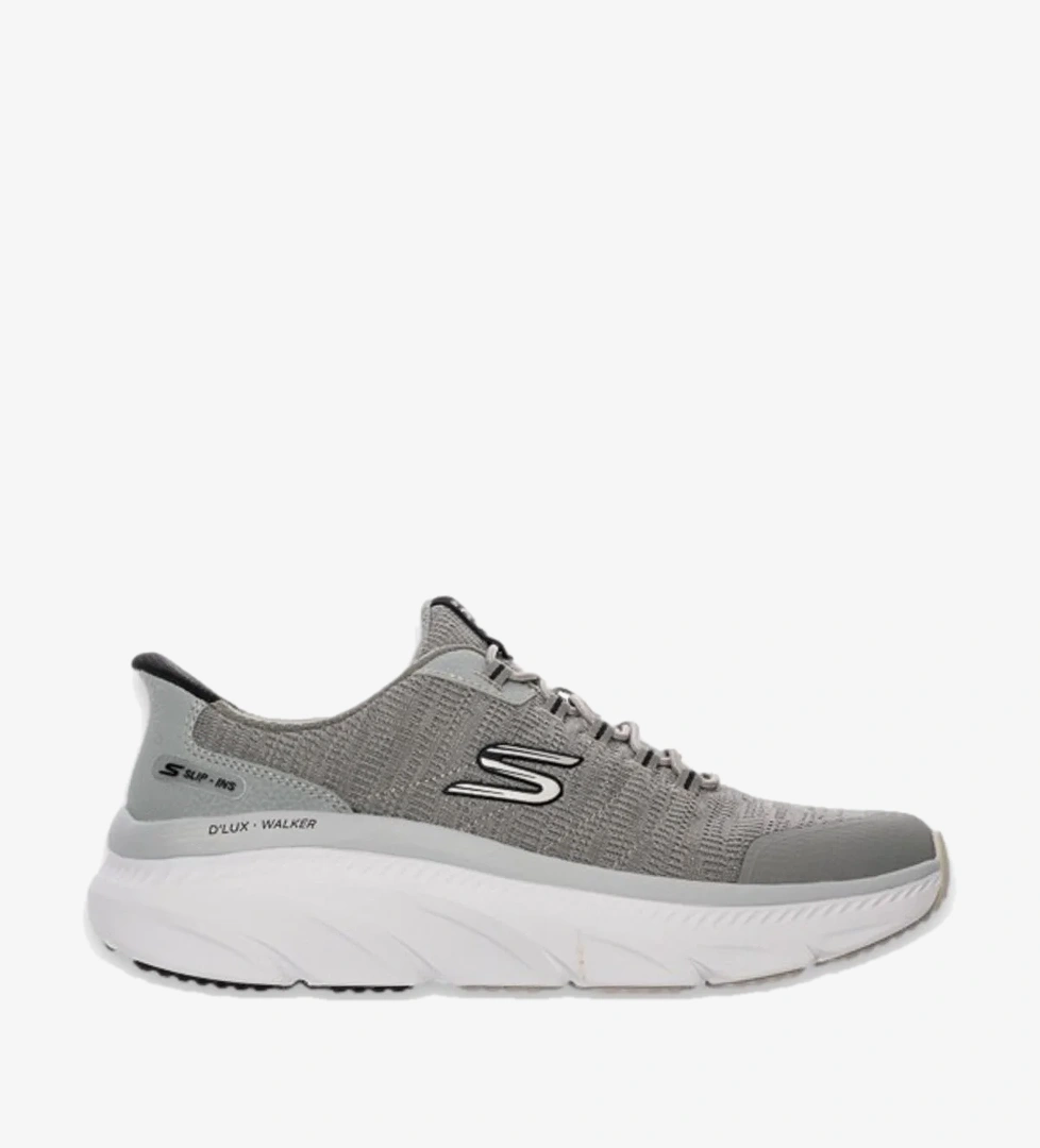 Skechers 233244 D'lux Walker 3.0 Slip-Ins Günlük Gri Erkek Spor Ayakkabı
