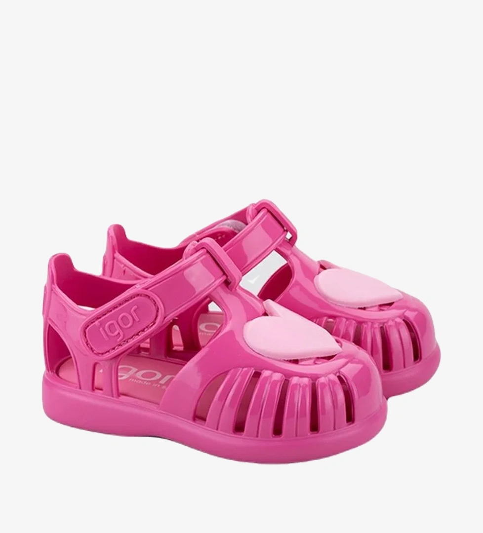 Igor S10310-007 Tobby Gloss Love Kız Çocuk Sandalet
