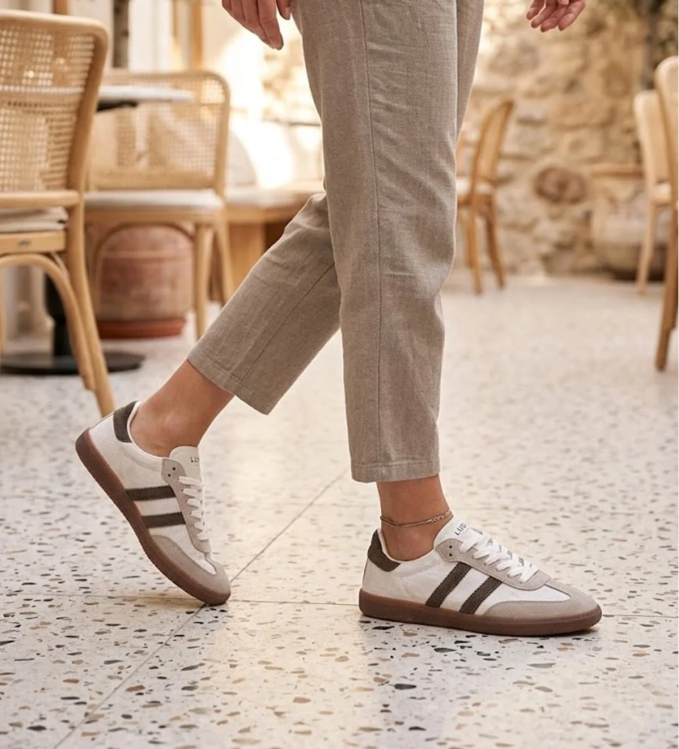 Lufian 121230066 Lenora Kadın Klasik Sneaker Kahverengi