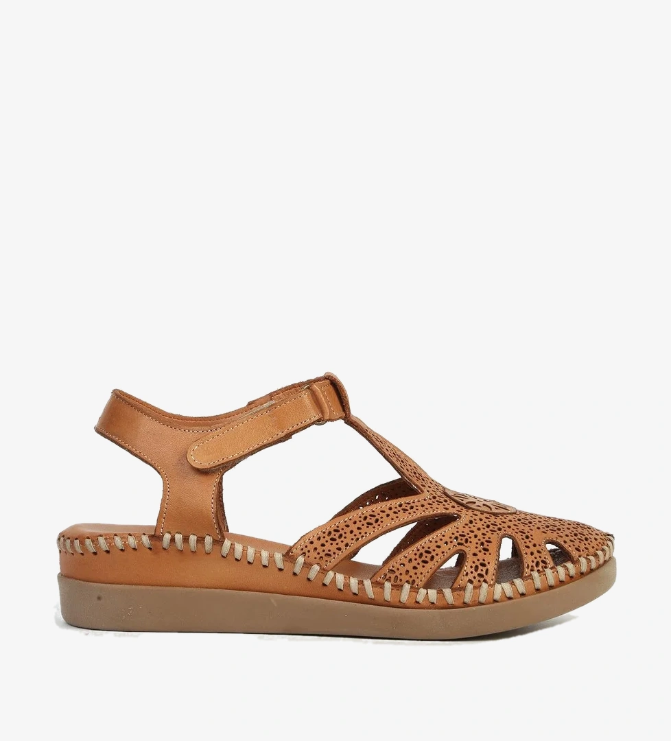 Pierre Cardin Hakiki Deri Kadın Siyah Sandalet PC-54517