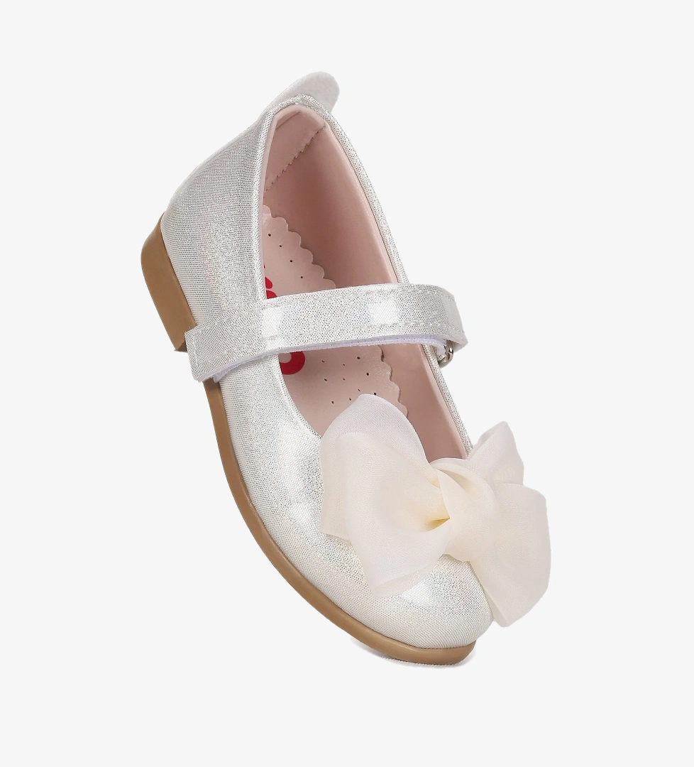 Kiko Kids Lil Cırtlı Kız Bebek / Çocuk Babet Ayakkabı Sedef