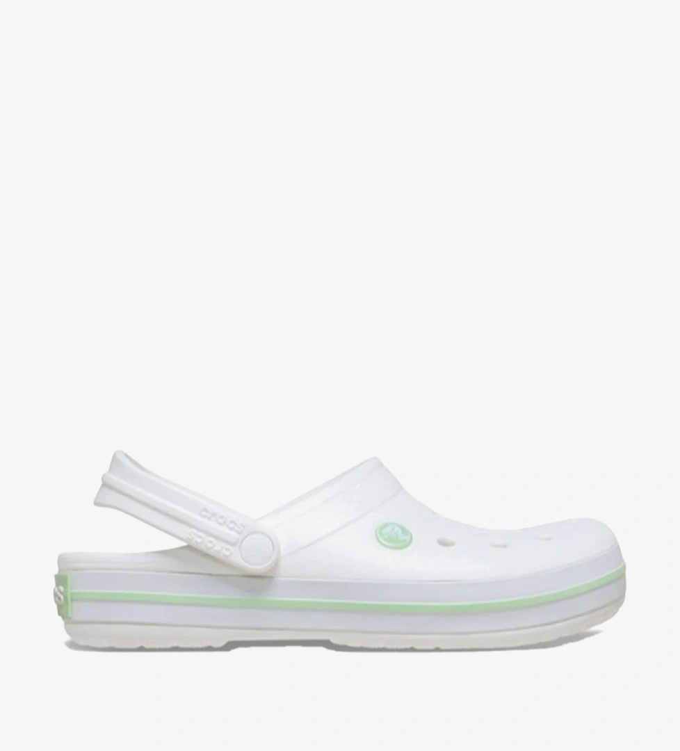Crocs Crocband Günlük Unisex Terlik Beyaz Yeşil