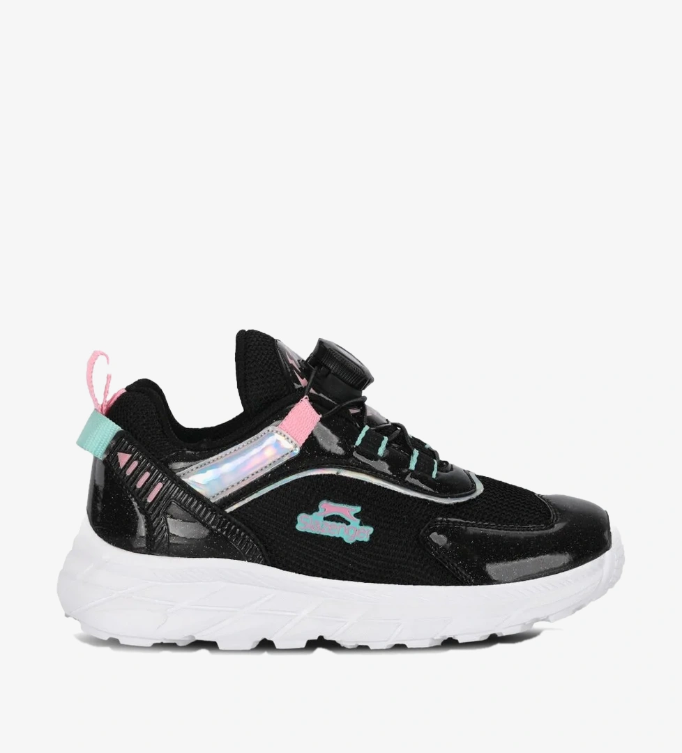 Slazenger KORTECH F Kız Çocuk Siyah / Pembe Günlük Spor Ayakkabısı