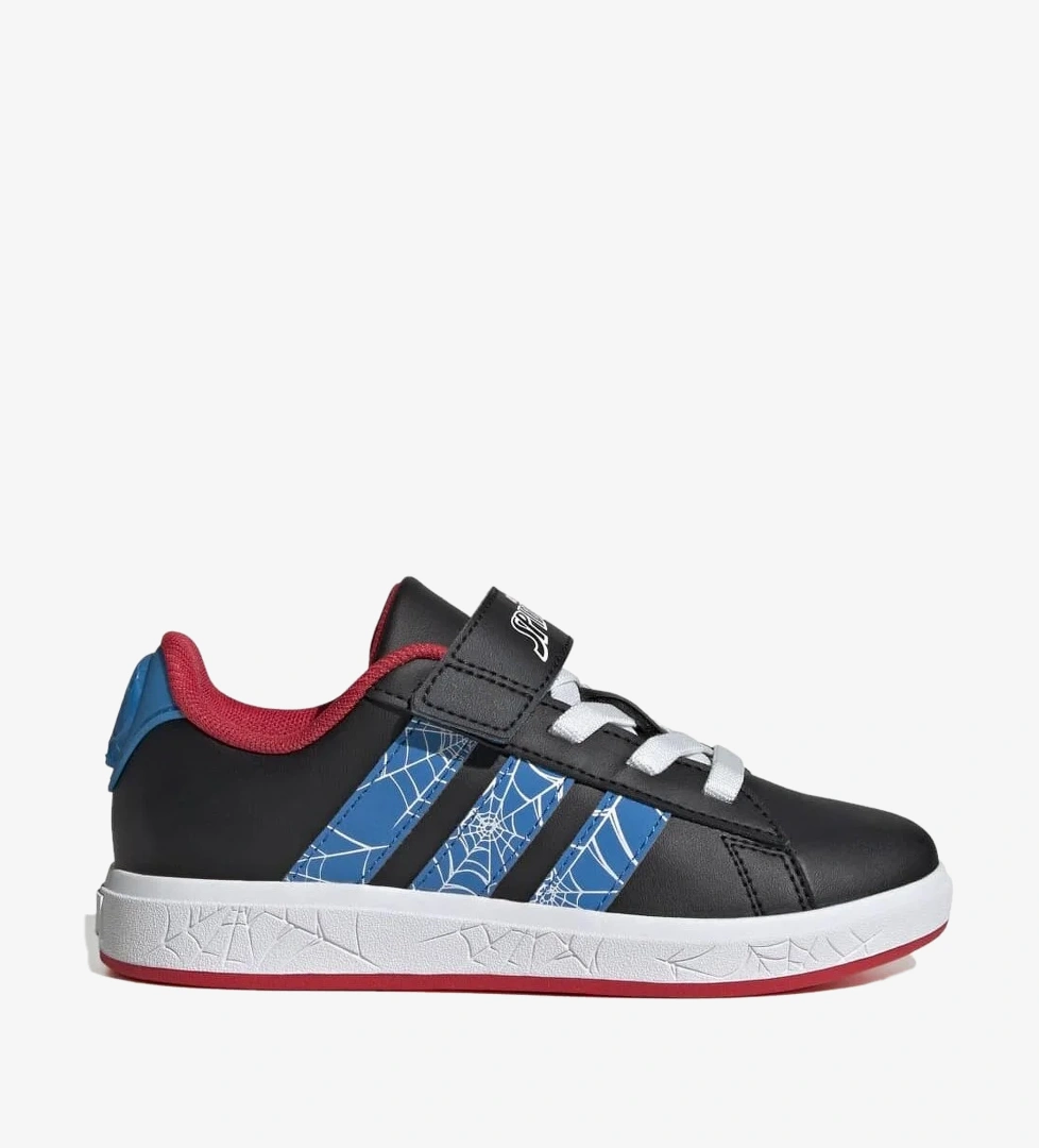 adidas Grand Court Spider Man Çocuk Siyah Sneaker