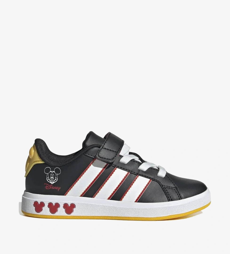 adidas Grand Court Mickey Çocuk Siyah Sneaker