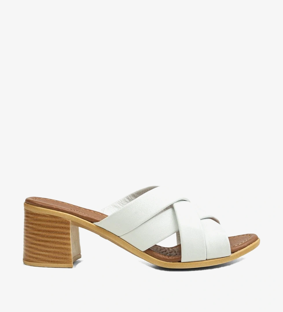 Pierre Cardin ® | PC-7108 - 2162 Beyaz - Kadın Terlik