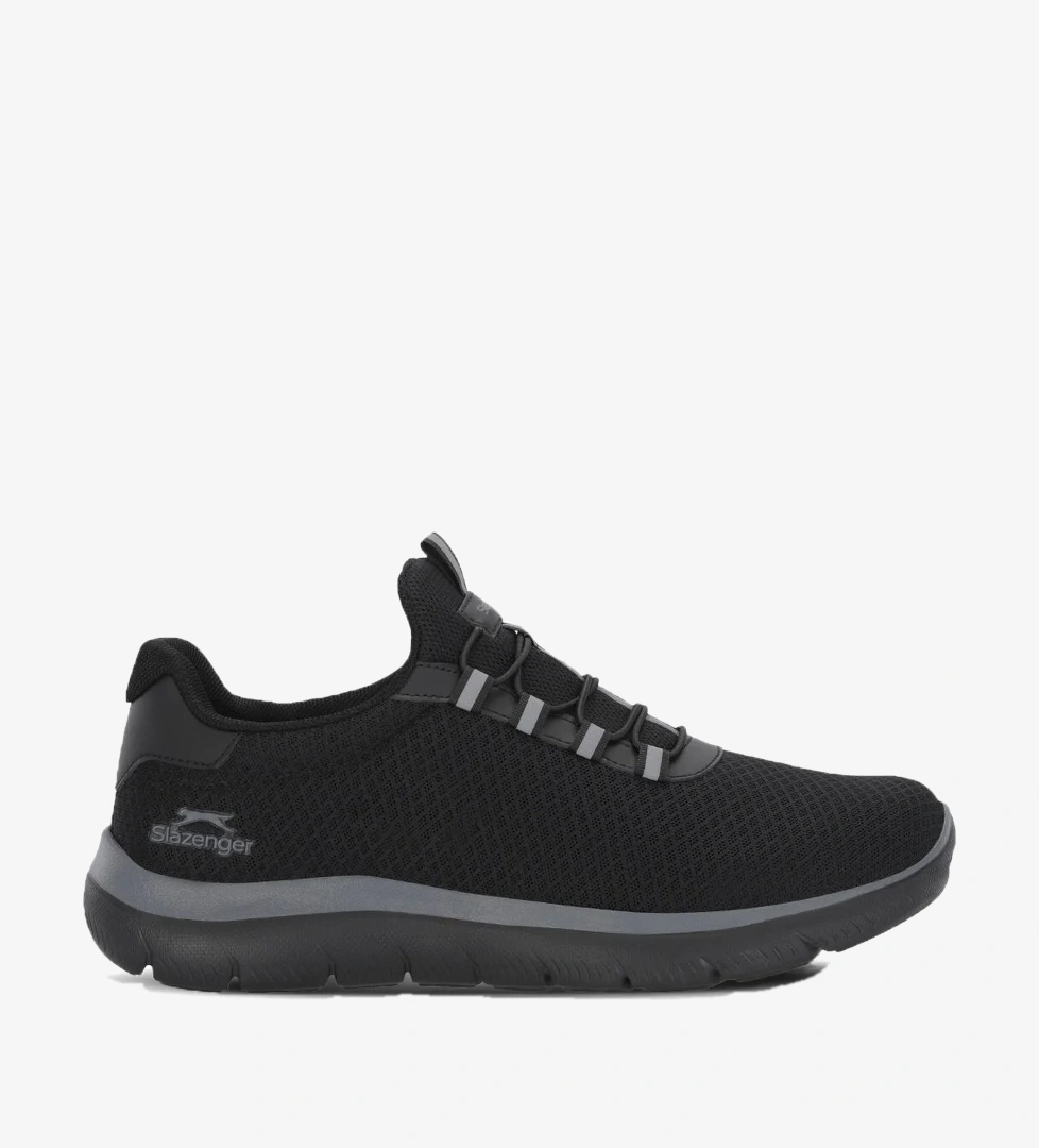 Slazenger FLEX FIT I Kadın Siyah / Siyah Koşu & Yürüyüş Spor Ayakkabısı