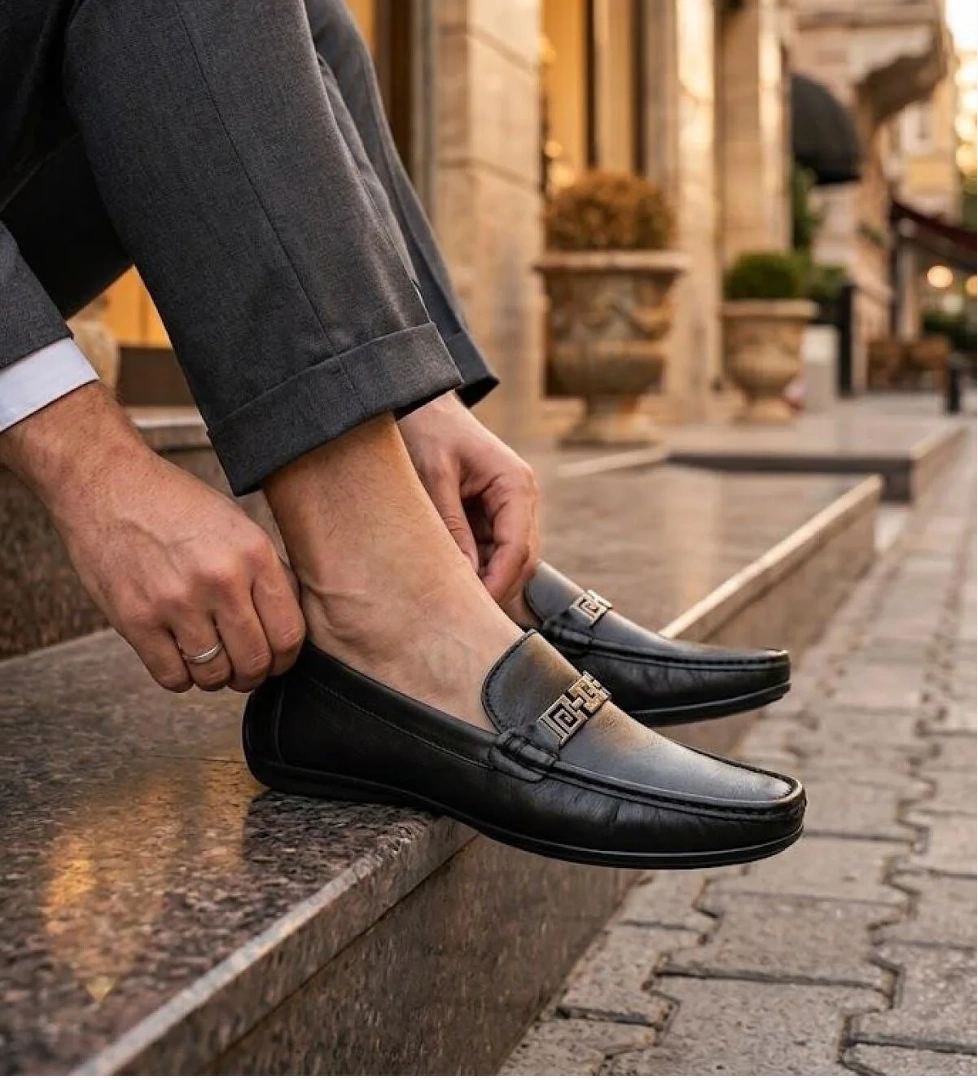 Pierre Cardin 90237 Rahat Esnek Hakiki Deri Erkek Loafer Ayakkabı