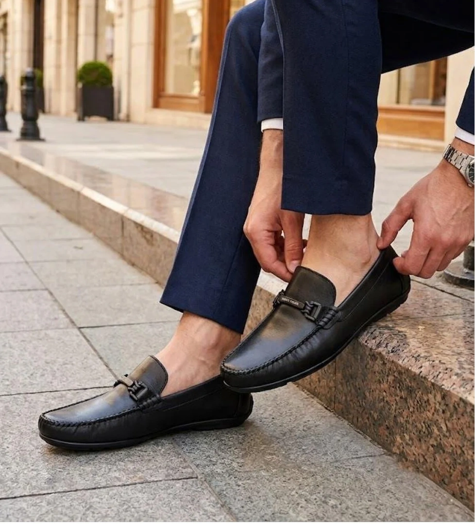 Pierre Cardin Siyah Pierre Cardin Rahat Esnek