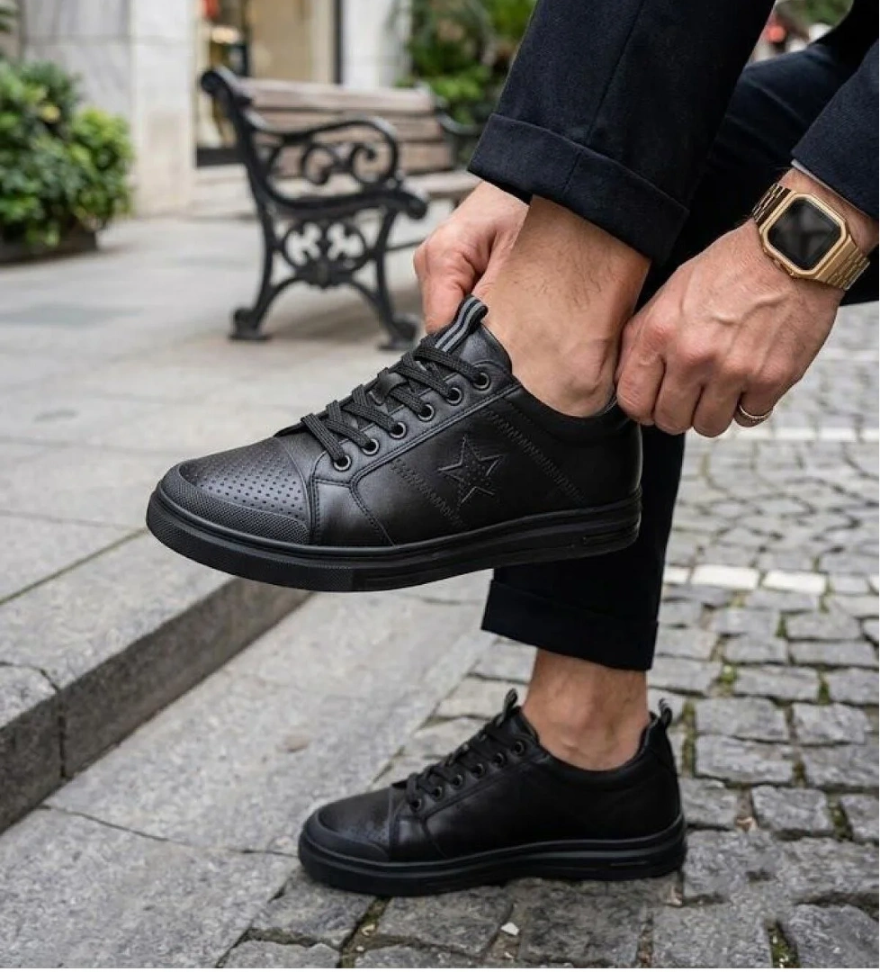 Pierre Cardin Siyah Pierre Cardin Rahat Esnek