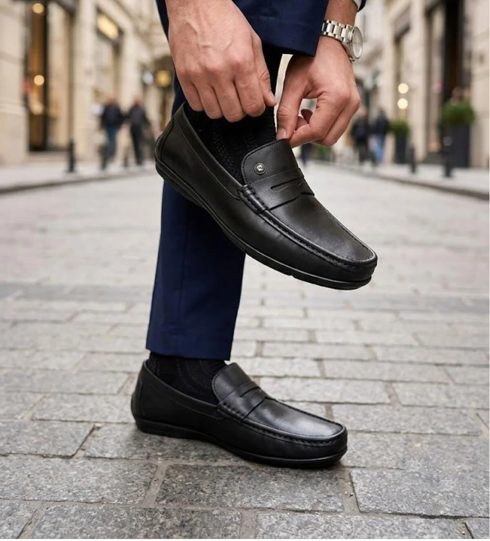Pierre Cardin Siyah Pierre Cardin Rahat Esnek