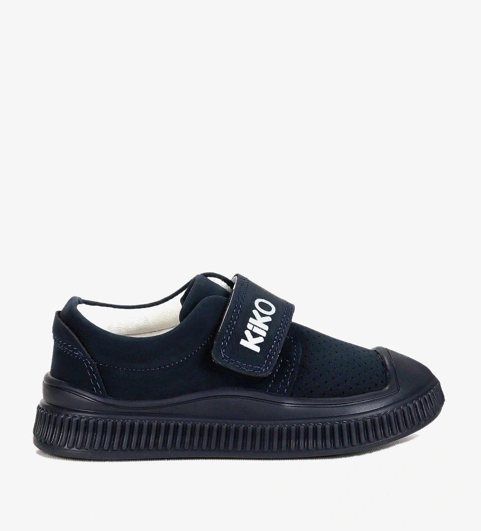Kiko Kids Squa Nubuk Cırtlı Erkek Çocuk Günlük Ayakkabı Lacivert