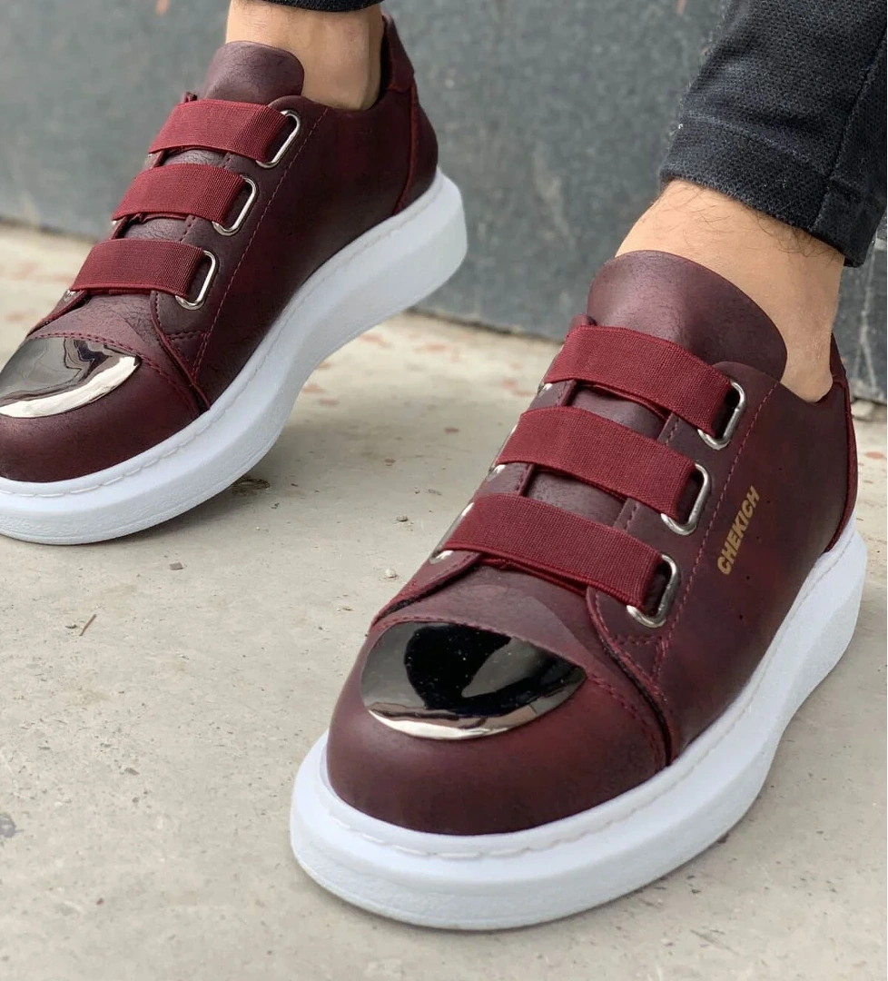 Chekich CH251 - CBT Mirror Erkek Ayakkabı BORDO