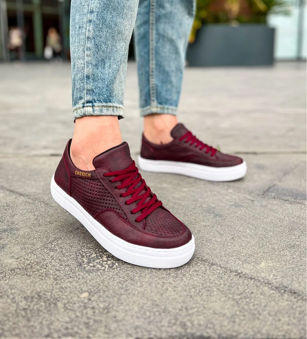 Chekich CH015 - CBT First Edition Erkek Ayakkabı BORDO