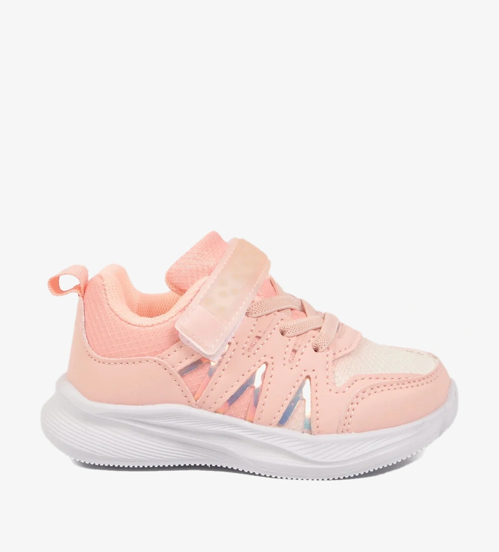 Marco Kids Pembe Cırtlı Kız Bebek Spor Ayakkabı