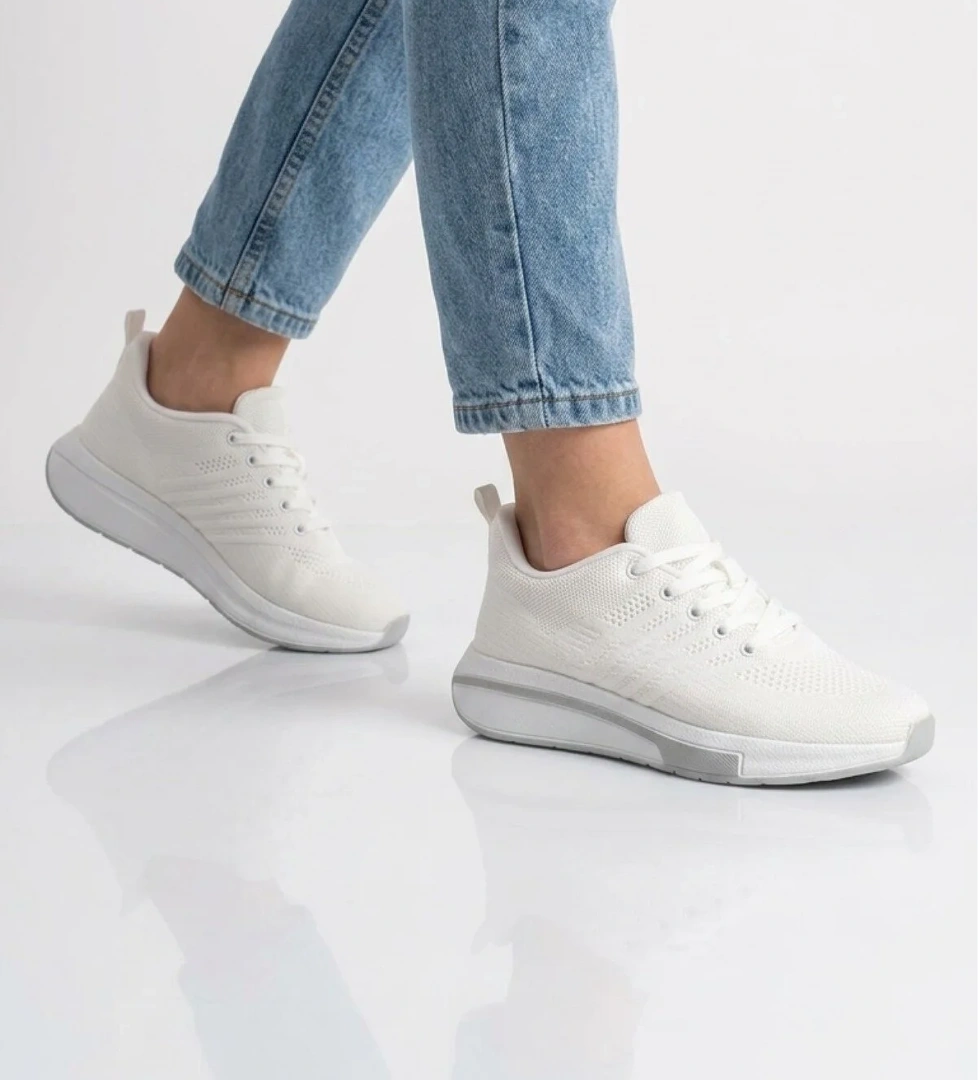 Walkway Beyaz Fileli Unisex Spor Ayakkabı
