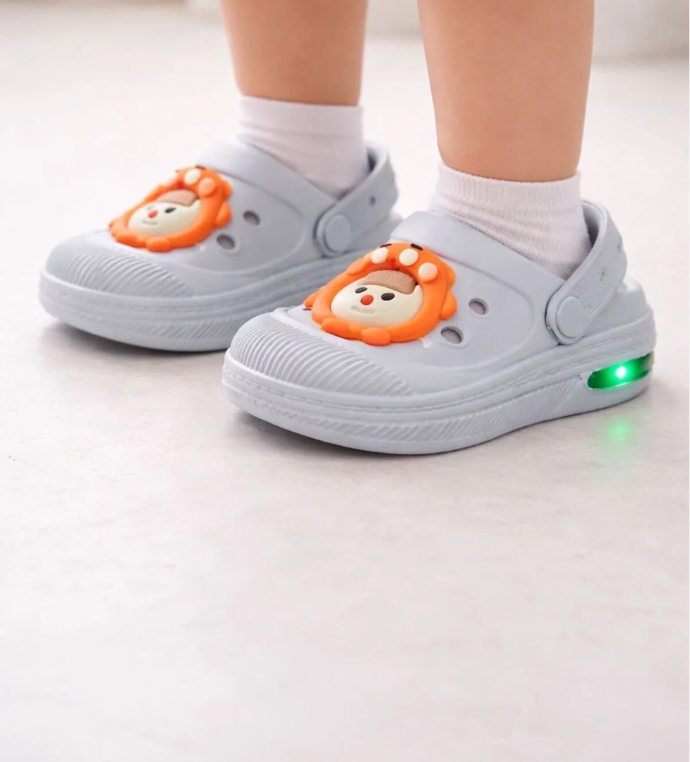 Slipcat Işıklı Minik Maymun Çocuk Sandalet Terlik