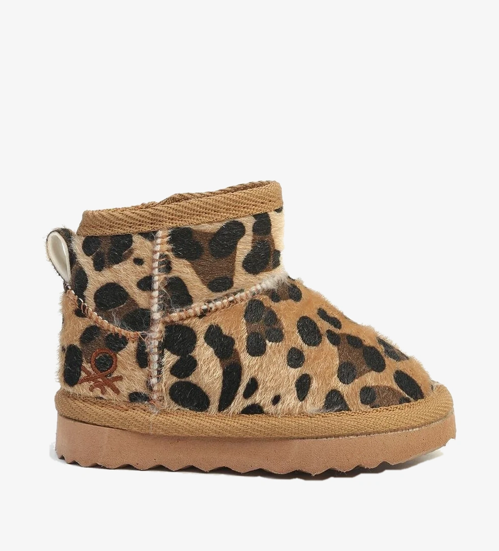 Benetton Kahverengi Benetton Leopar