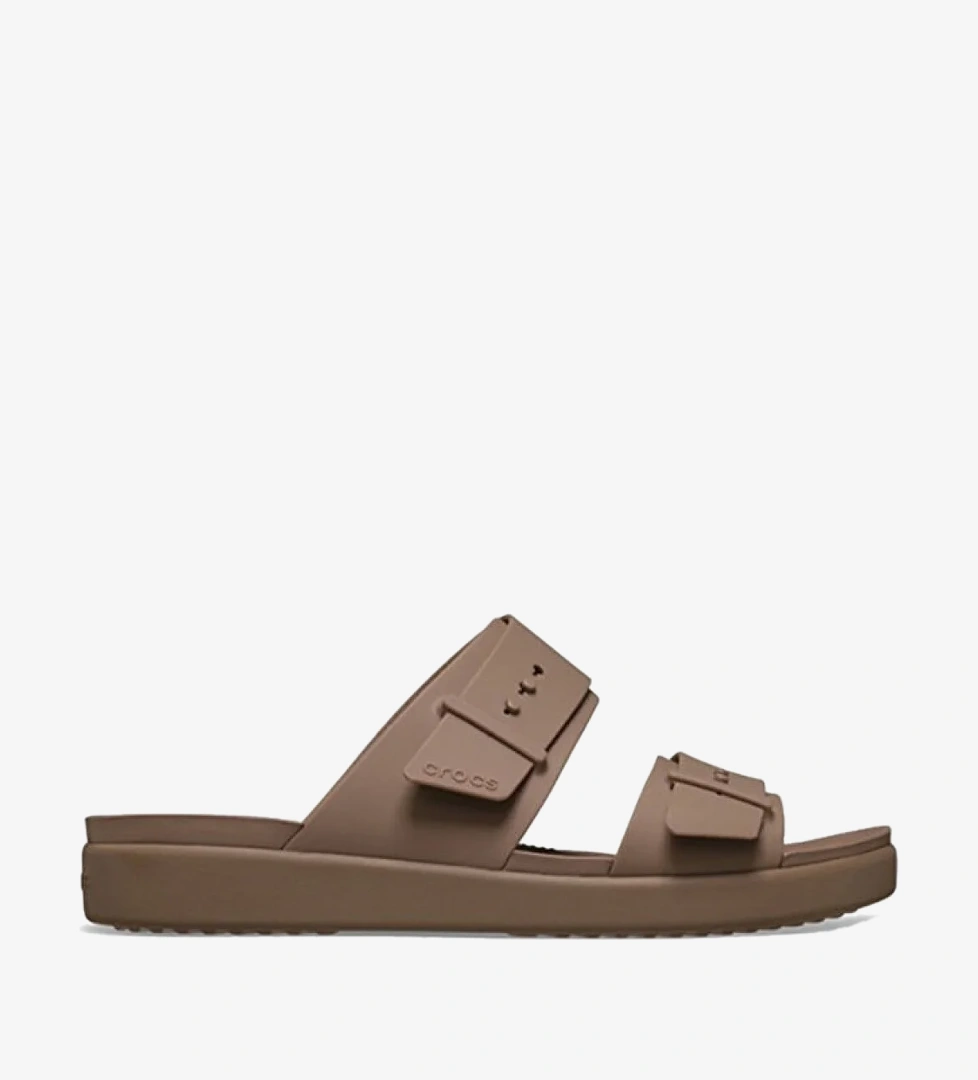 Crocs Brooklyn Buckle Low Low Kadin Kahverengi Terlik 211215-2Q9