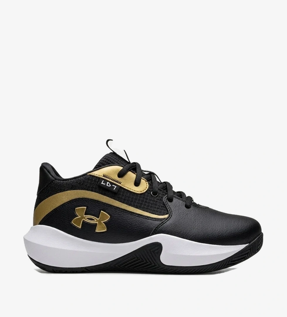Under Armour Lockdown 7 Erkek Çocuk Siyah Basketbol Ayakkabısı