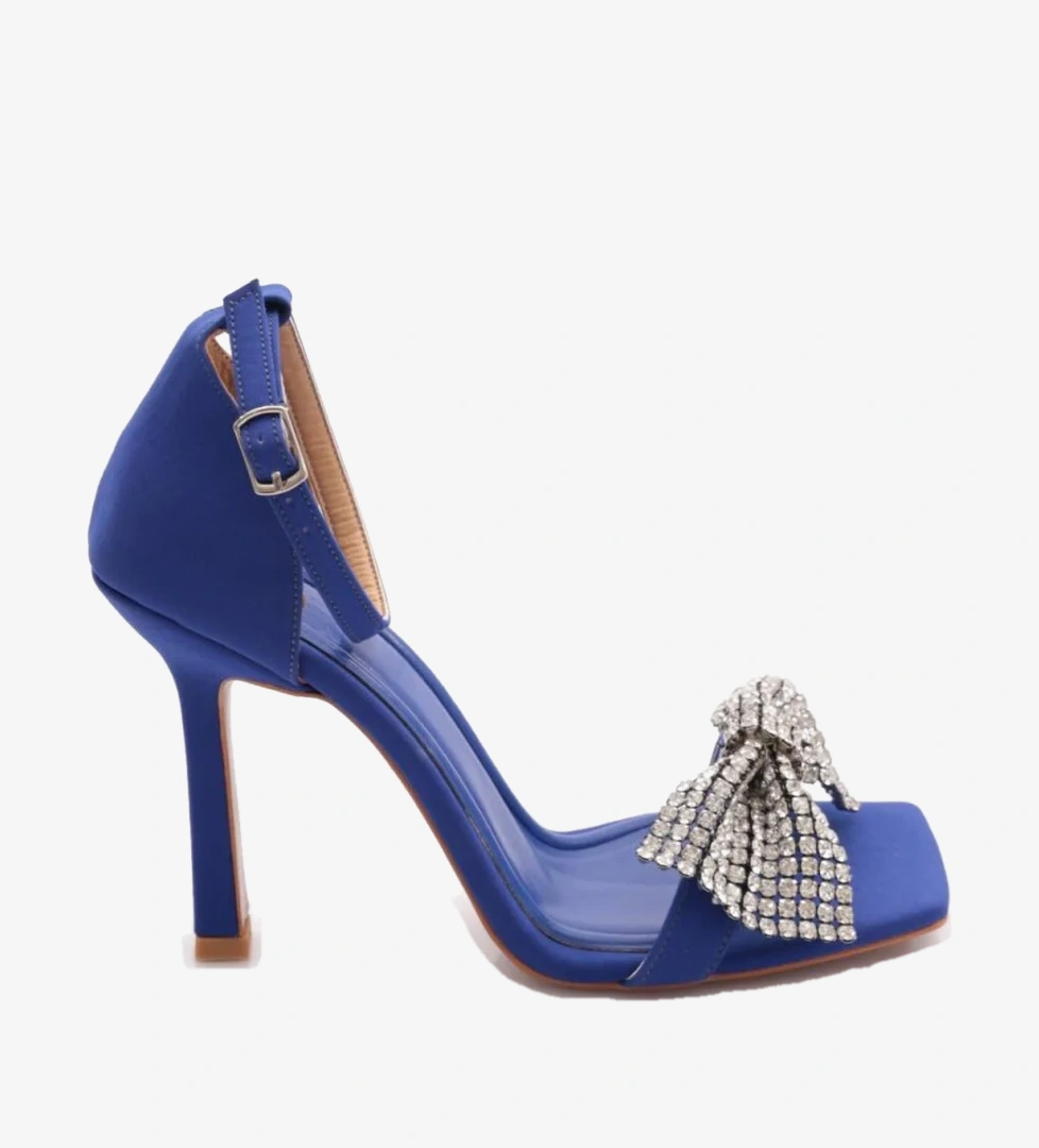DGN 2029 Kadin Silver Taş Fiyonklu Sandalet