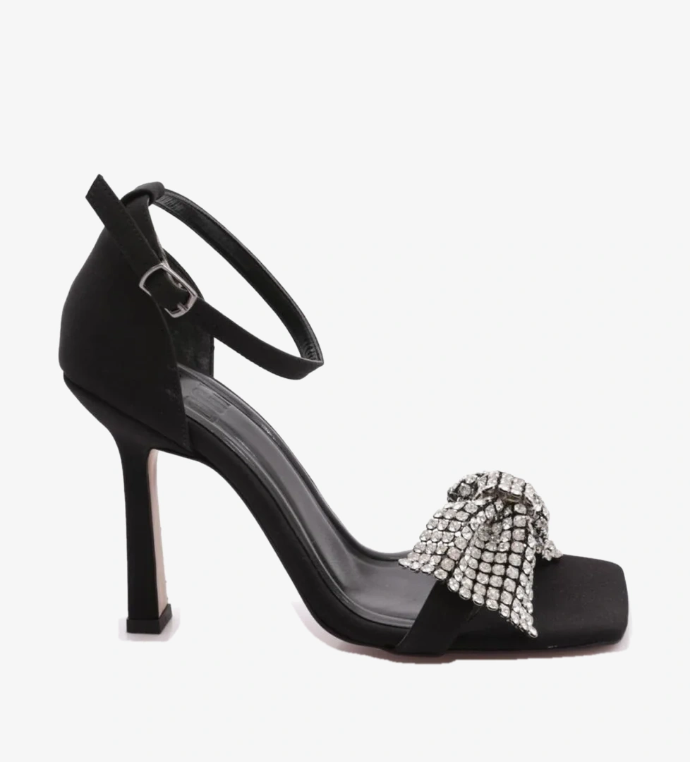 DGN 2029 Kadin Silver Taş Fiyonklu Sandalet