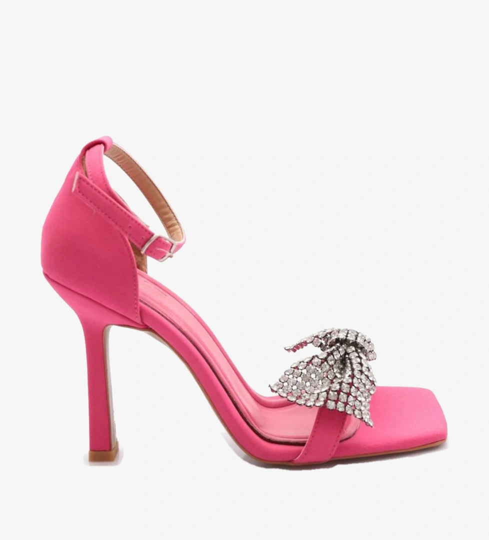 DGN 2029 Kadin Silver Taş Fiyonklu Sandalet