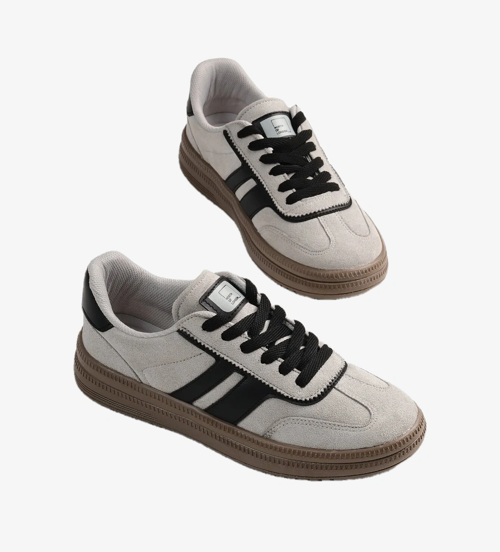 Tonny Black Kadın Buz Siyah Rahat Kalıp Kaymaz Taban Sneaker