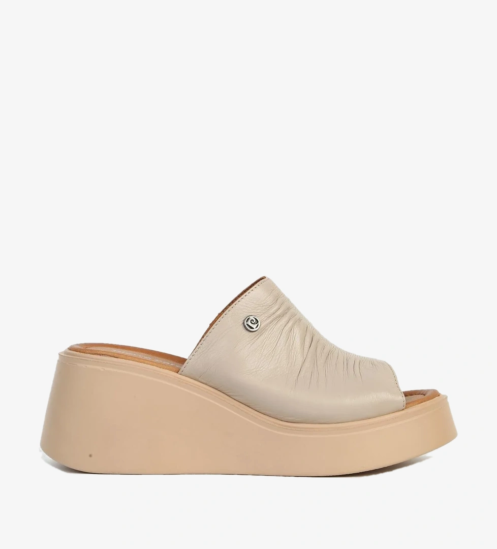 Pierre Cardin Hakiki Deri Buz Kadın Terlik PC-54610
