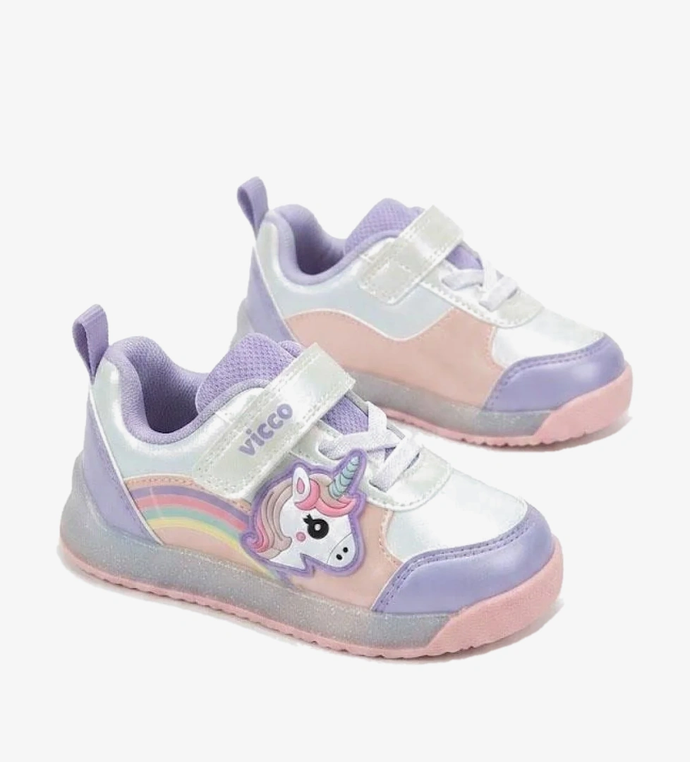 VICCO Nika Beyaz Anatomik Rahat Sneaker Kız Çocuk Ayakkabı 346.P26K.148