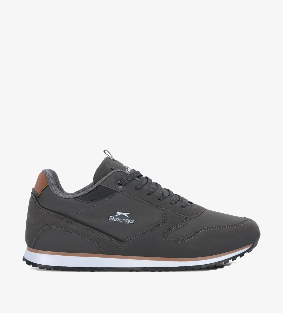 Slazenger ICORE I Erkek Koyu Gri Günlük Spor Ayakkabısı