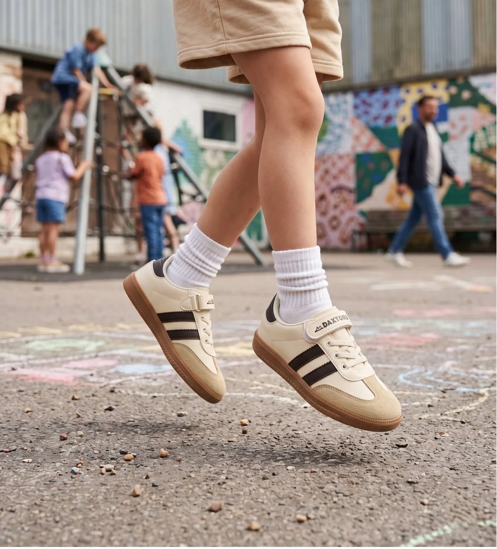 Daxtors Cagne Günlük Çocuk Unisex Cırtlı Sneaker Spor Ayakkabı